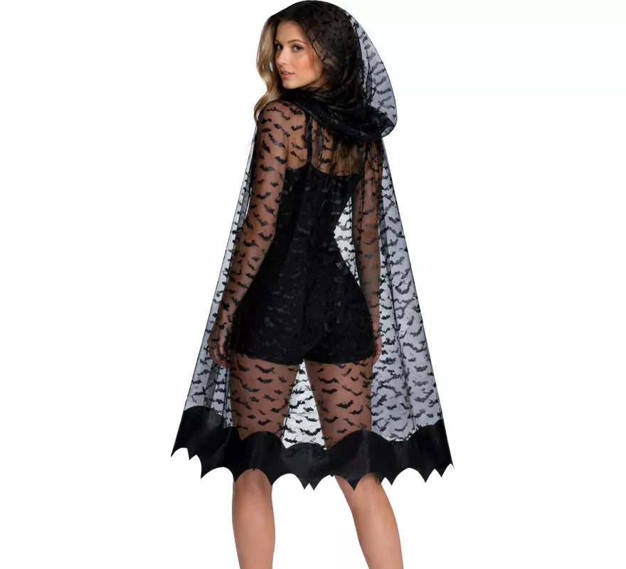 Translation missing: de.Capa Transparente Murciélagos de 135 cm para mujer