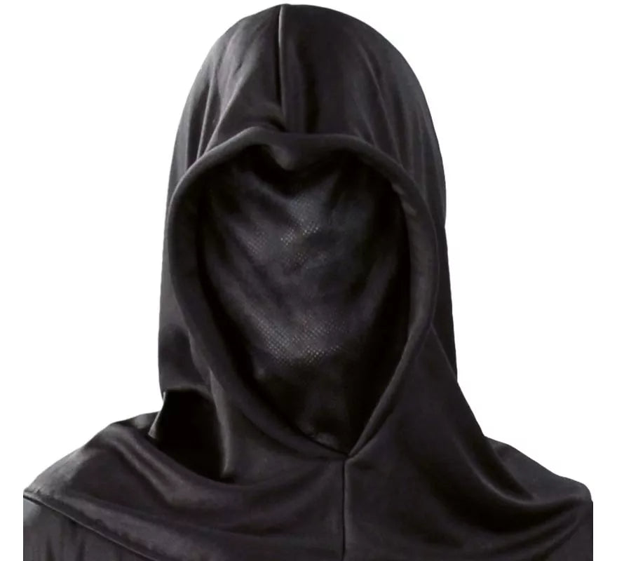 Translation missing: de.Capucha negra de tela para Halloween