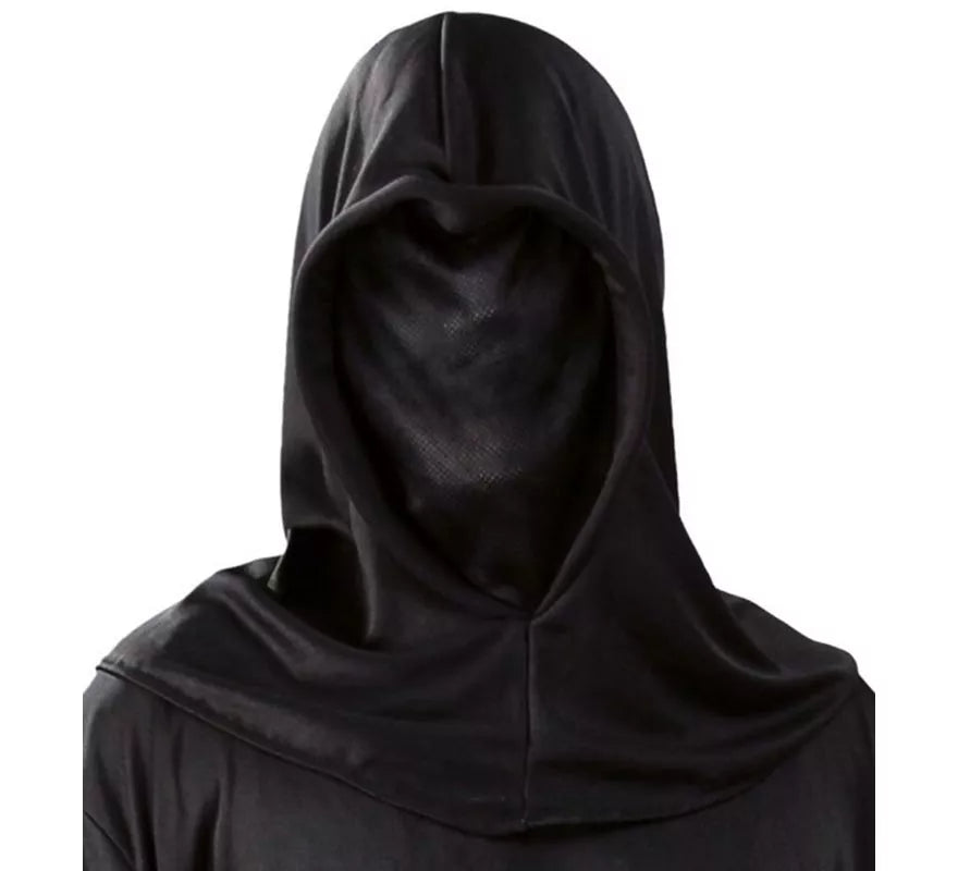 Translation missing: de.Capucha negra de tela para Halloween