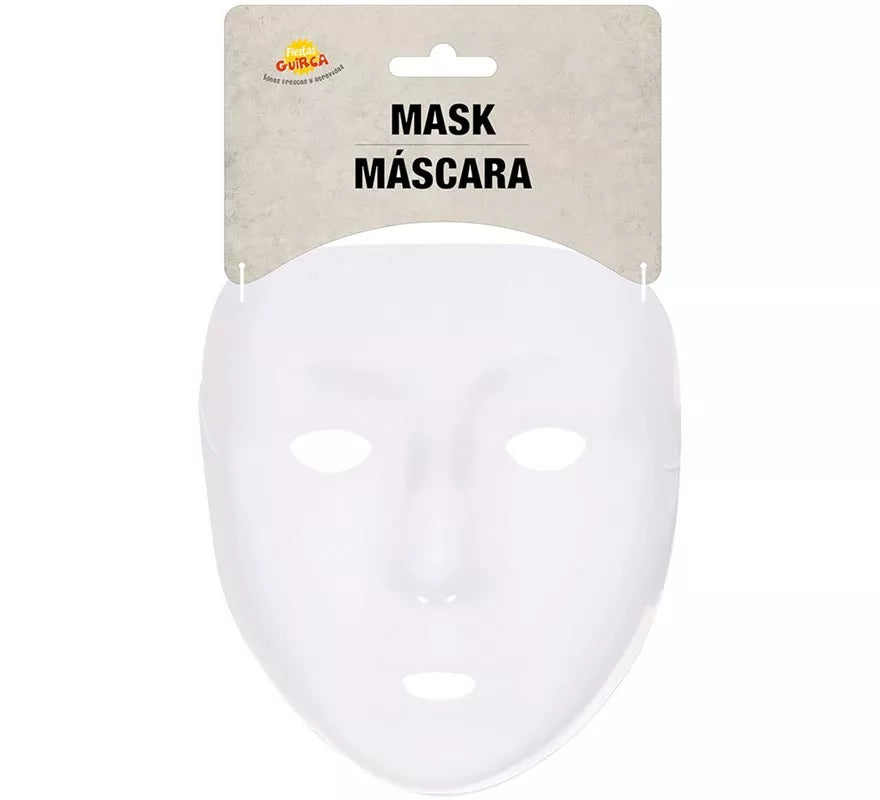 Careta blanca. Ideal para decorar.