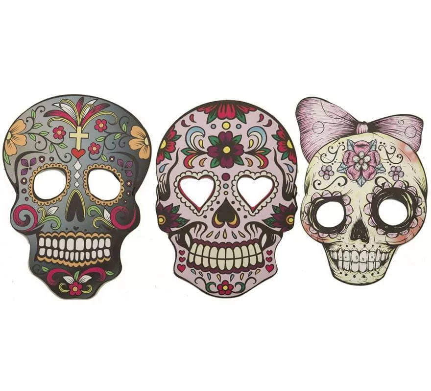 Translation missing: de.Careta de Calavera Día de los Muertos surtidas