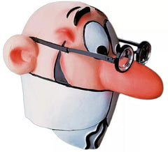 Mortadelo Maske mit Brille