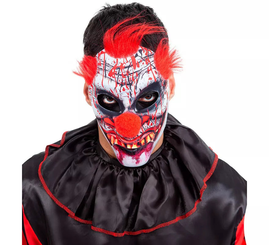 Translation missing: de.Careta de Payaso del Terror con Pelo Rojo