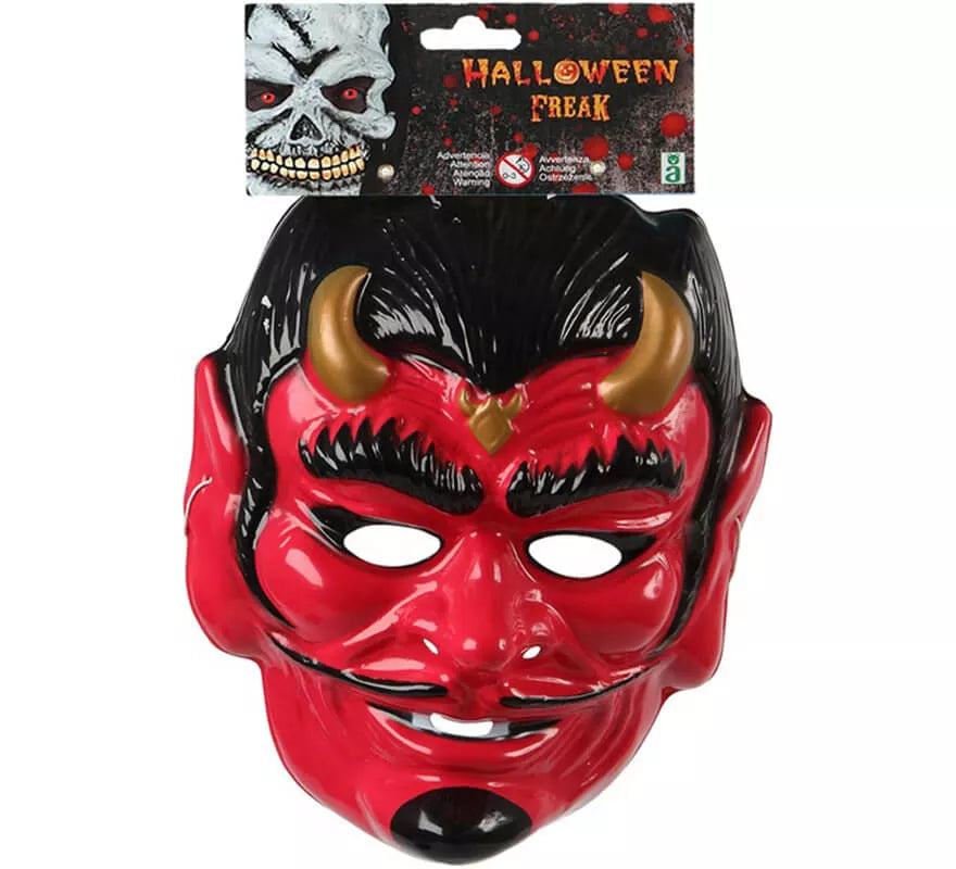 Careta para Halloween en 3 modelos surtidos 21X19 cm