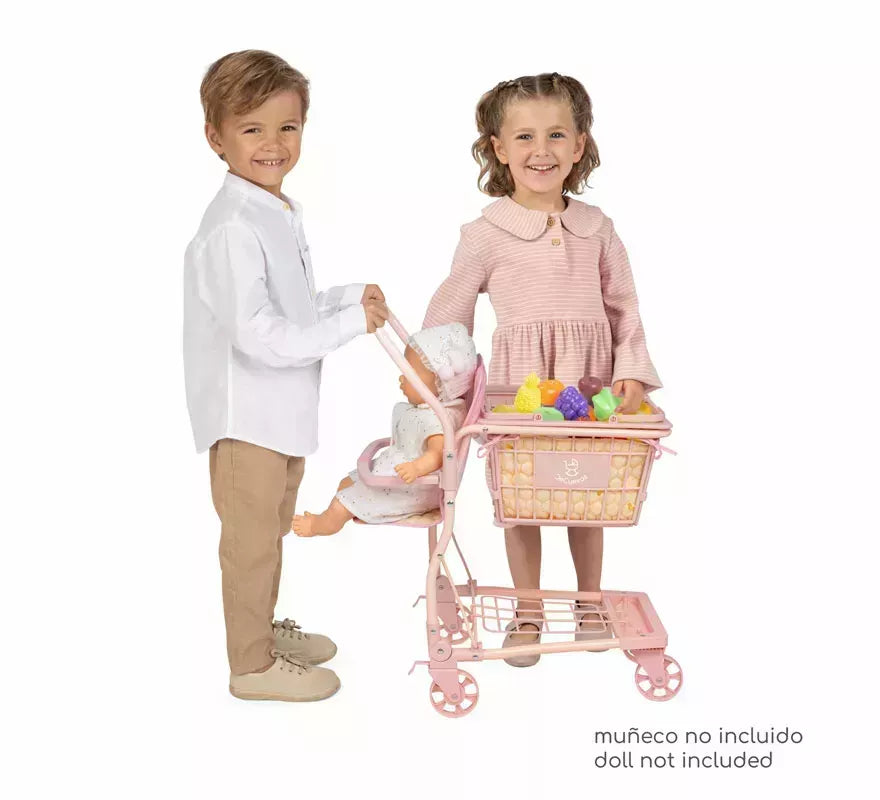 Translation missing: de.Carro Compra Portabebés con Frutas para Muñecas de hasta 50 cm