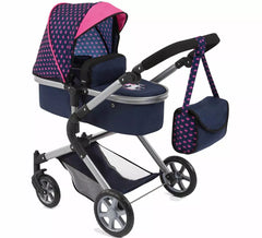 Neo Pro Unicorn Kombi-Puppenwagen mit Tasche