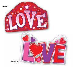 Plakatdekoration Love 51x33 cm in 2 Ausführungen