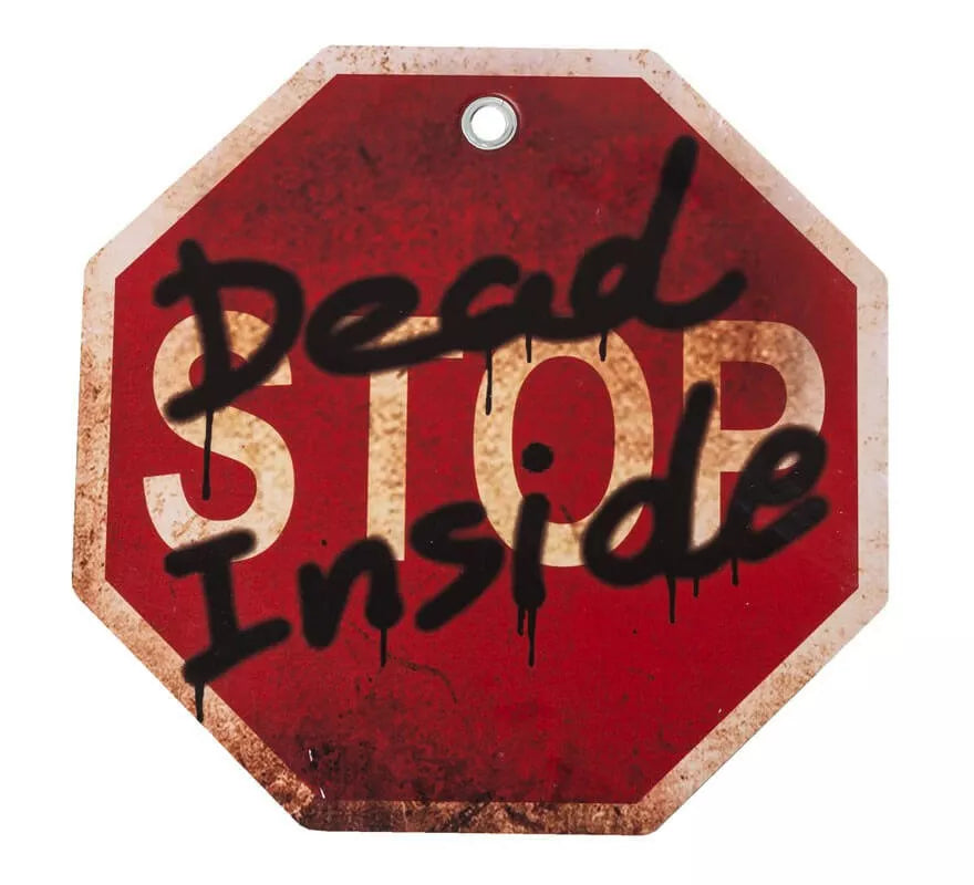 Translation missing: de.Cartel de Muerte en el Interior (Dead Inside) de 24x24x0,5 cm