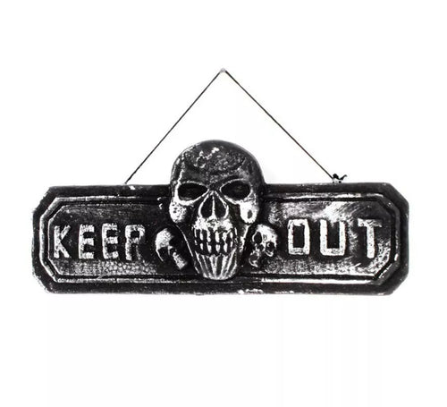 Cartel Keep Out de foam de 40x16,5x3 cm