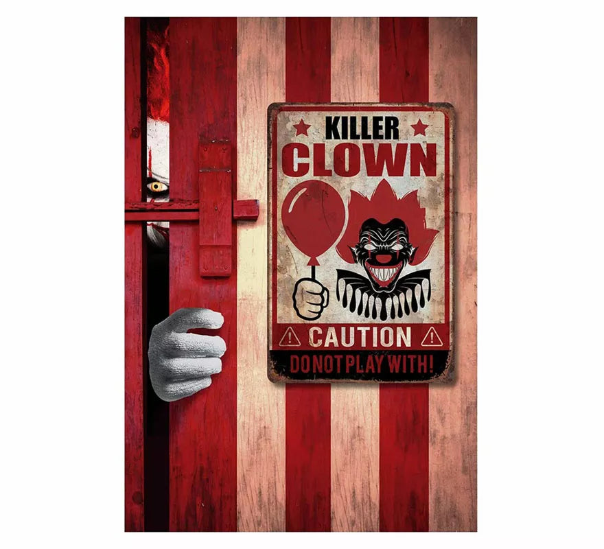 Translation missing: de.Cartel 'Killer Clown' de 24X36 cm