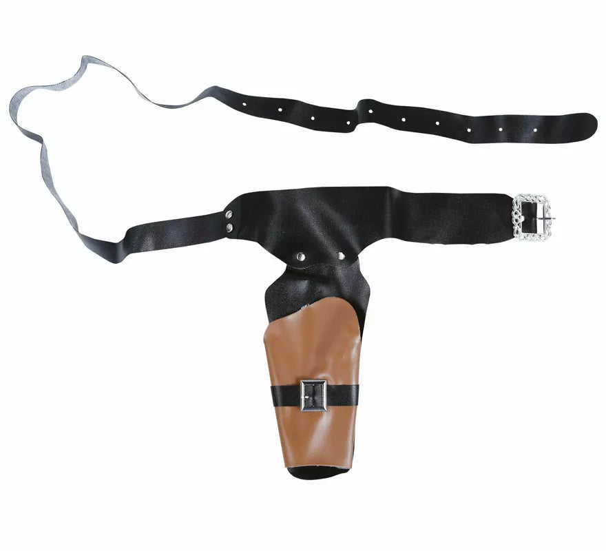Cartuchera con Pistola de Vaquero de 25 cm