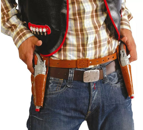 Cartuchera doble con Pistolas