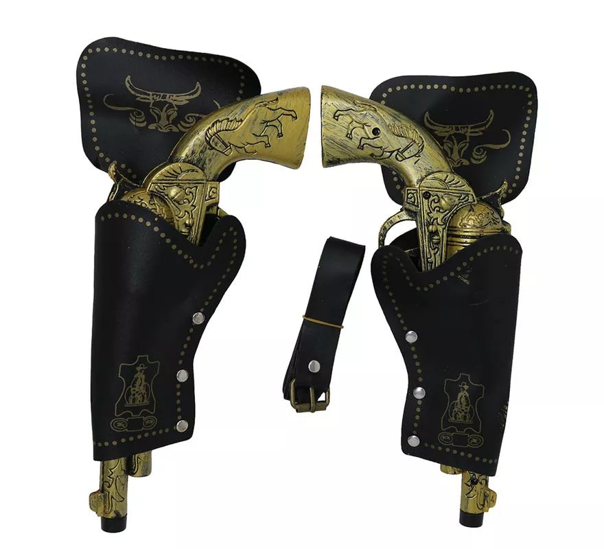 Translation missing: de.Cartuchera doble con pistolas de 29 cm