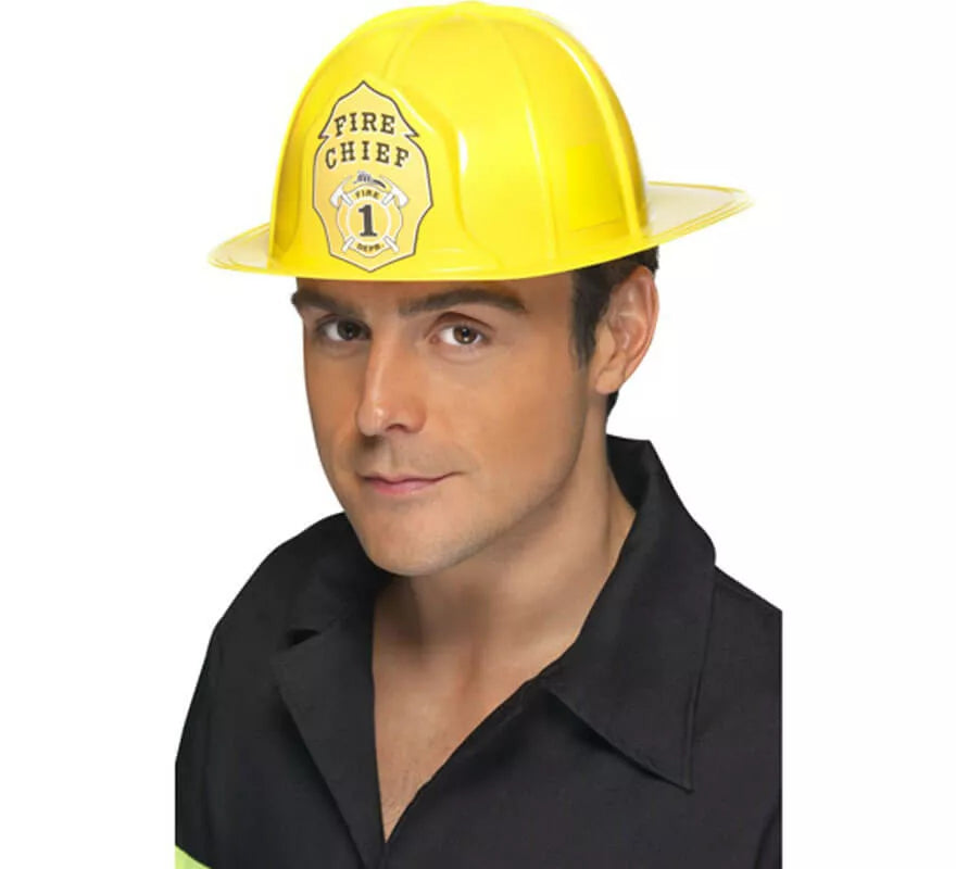Translation missing: de.Casco Amarillo de Bombero de PVC