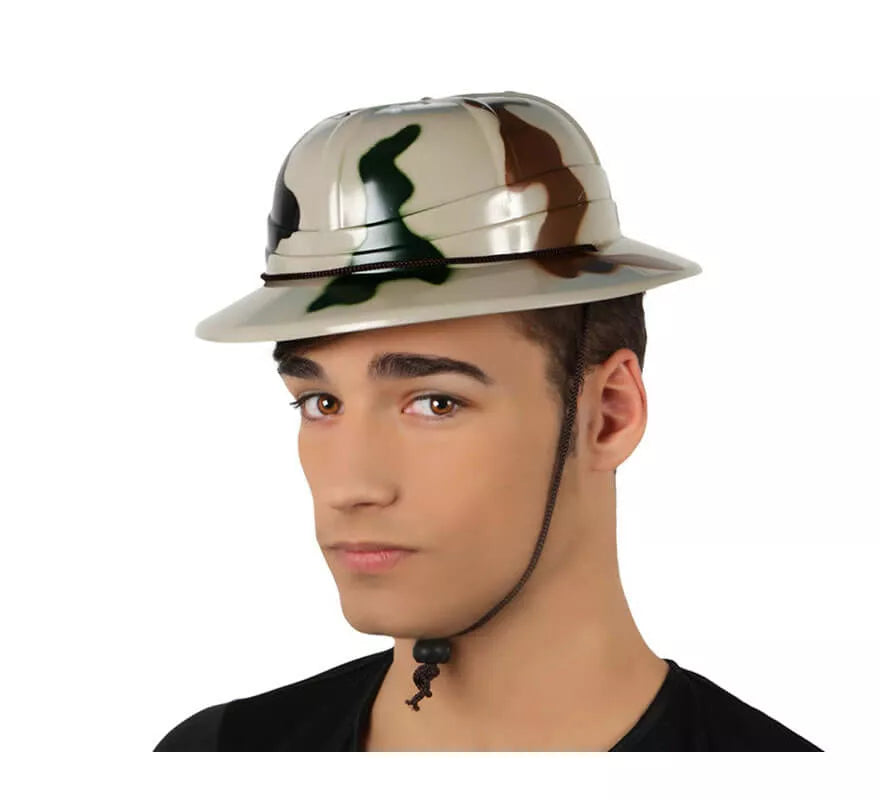 Translation missing: de.Casco camuflaje de Explorador de plástico con cuerda