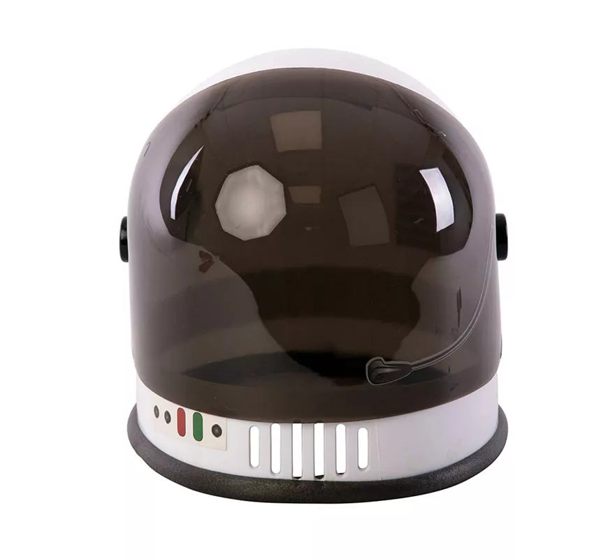 Casco de Astronauta negro y blanco infantil de 21x23x22 cm