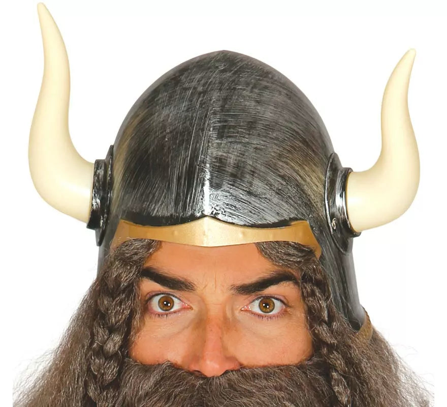 Casco de Bárbaro con cuernos