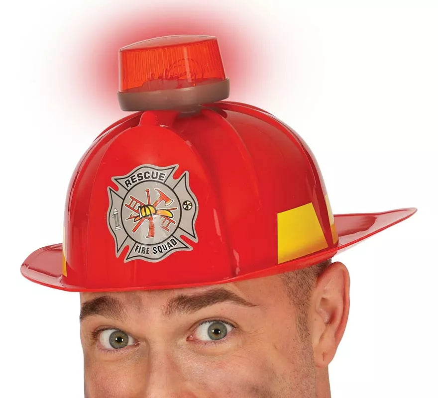 Translation missing: de.Casco de Bombero con sirena, luz y sonido
