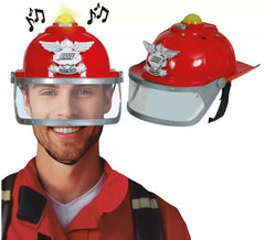 Feuerwehrhelm mit Sirene und Licht