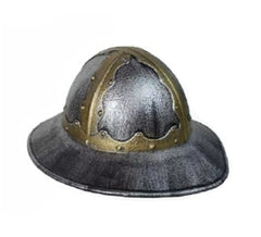 Silberner Kolonialforscherhelm