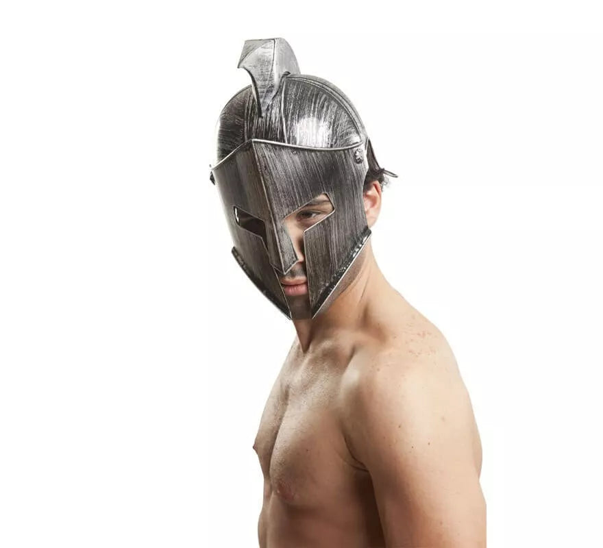 Translation missing: de.Casco de Gladiador plateado 58 cm