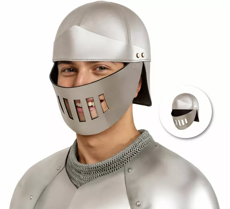 Translation missing: de.Casco de Guerrero Medieval plateado
