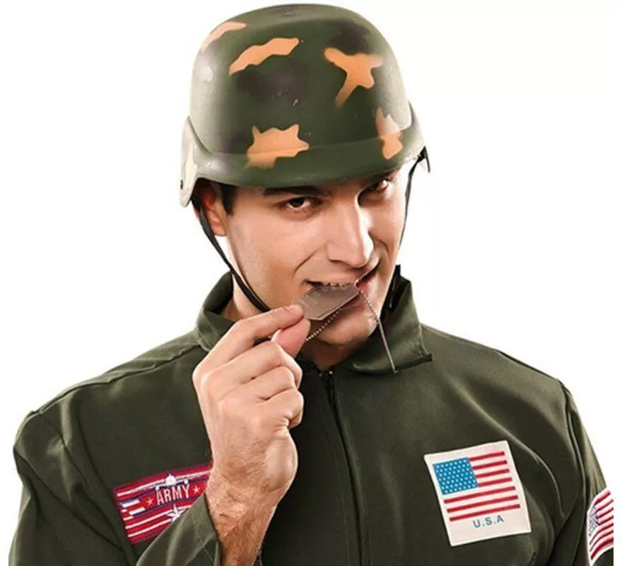 Translation missing: de.Casco de Militar con camuflaje
