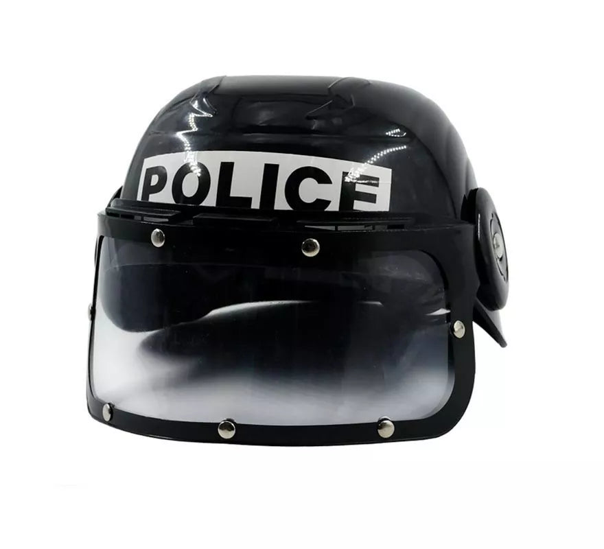 Translation missing: de.Casco de Policía antidisturbios negro