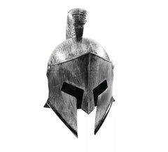 Silberner griechischer Soldatenhelm