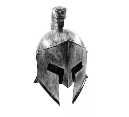 Casco de Soldado Griego plateado