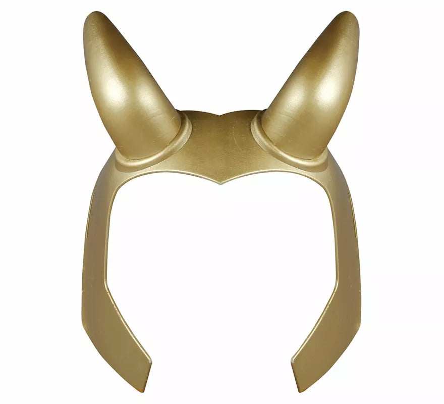 Translation missing: de.Casco de Superhéroe Dorado con Cuernos