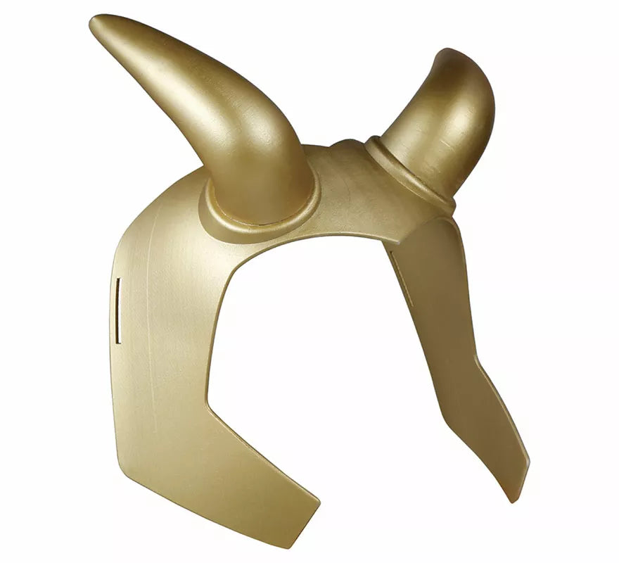 Translation missing: de.Casco de Superhéroe Dorado con Cuernos