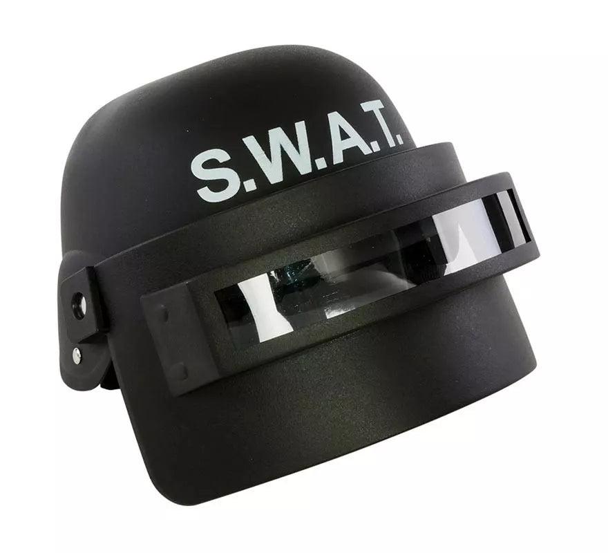 Translation missing: de.Casco de Swat negro adulto