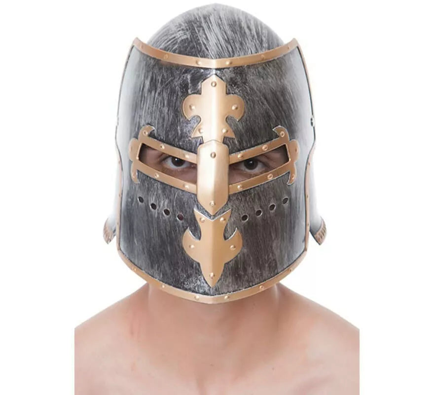 Translation missing: de.Casco de Templario Plateado y Oro