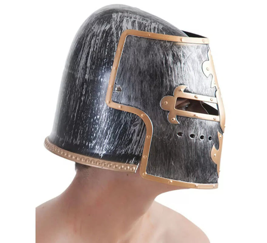 Translation missing: de.Casco de Templario Plateado y Oro