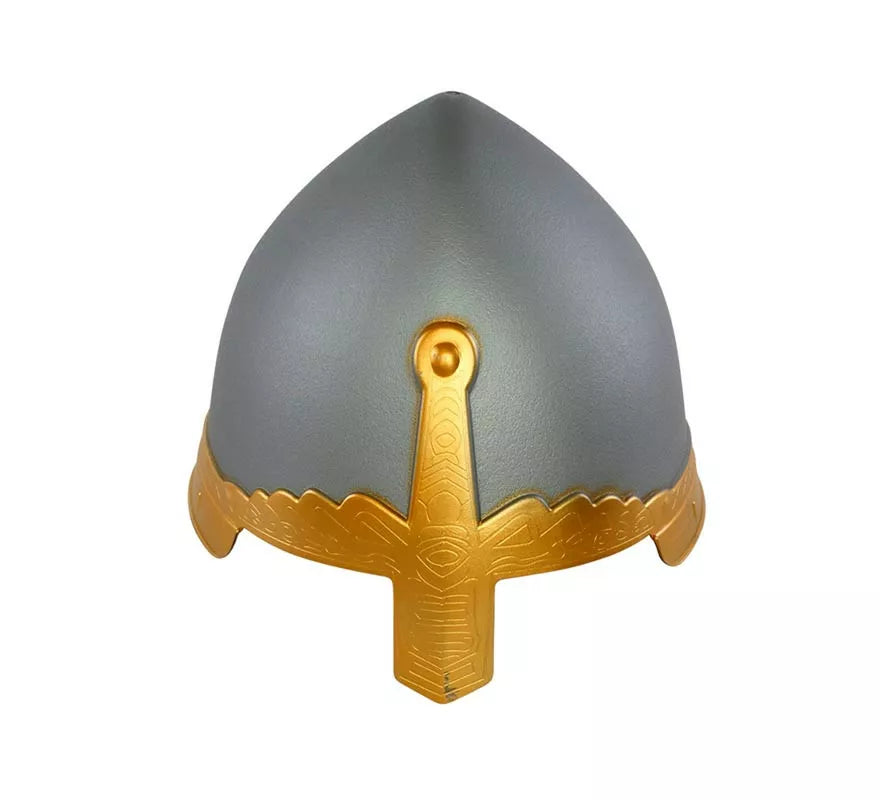 Translation missing: de.Casco gris Medieval de Guerrero