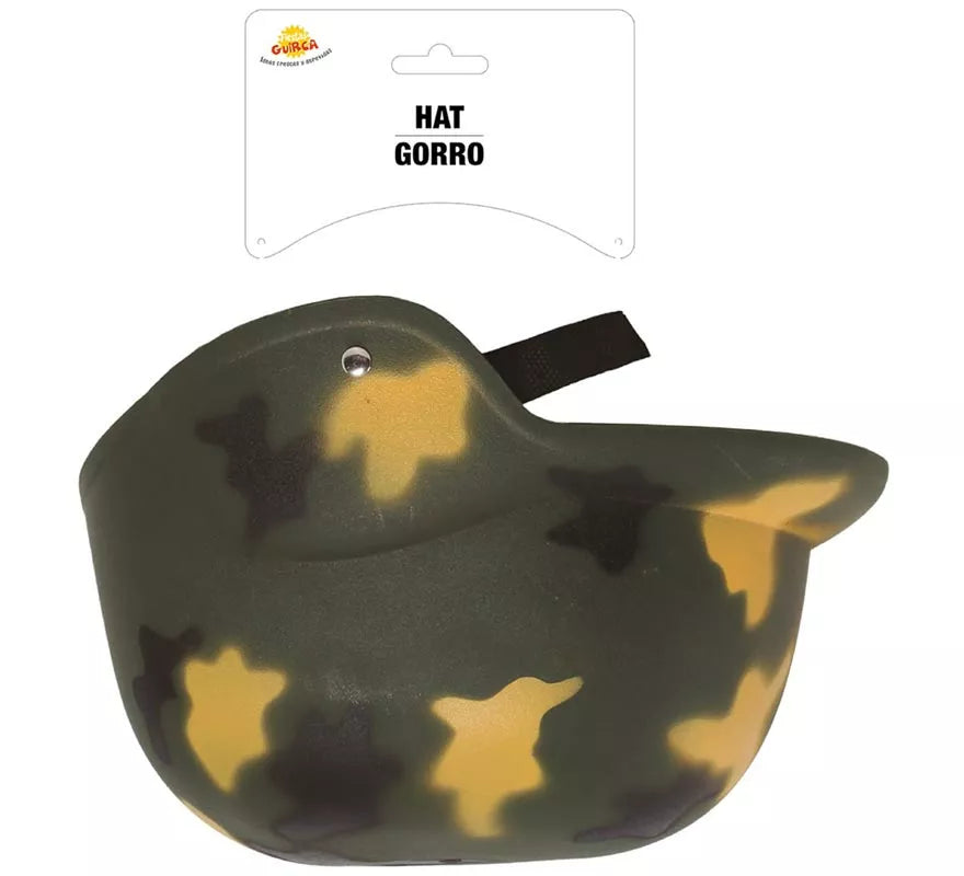Casco Militar con cuerda