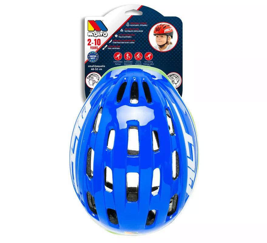 Translation missing: de.Casco Moltó azul para niños