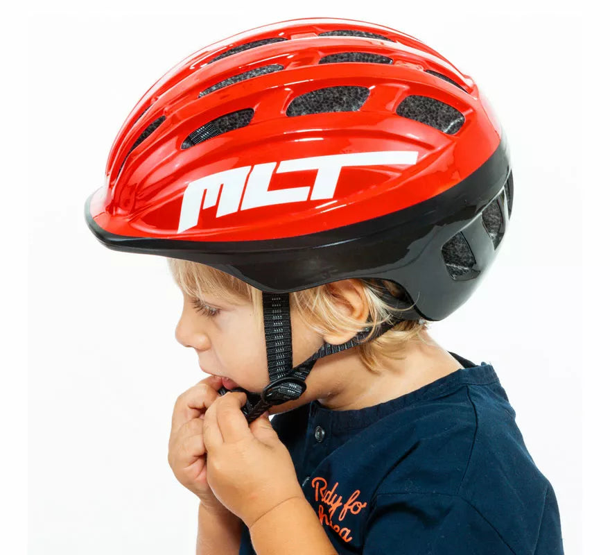 Translation missing: de.Casco Moltó rojo para niños