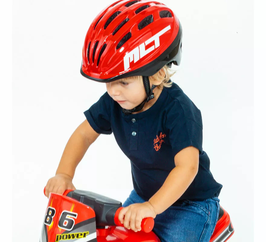 Translation missing: de.Casco Moltó rojo para niños