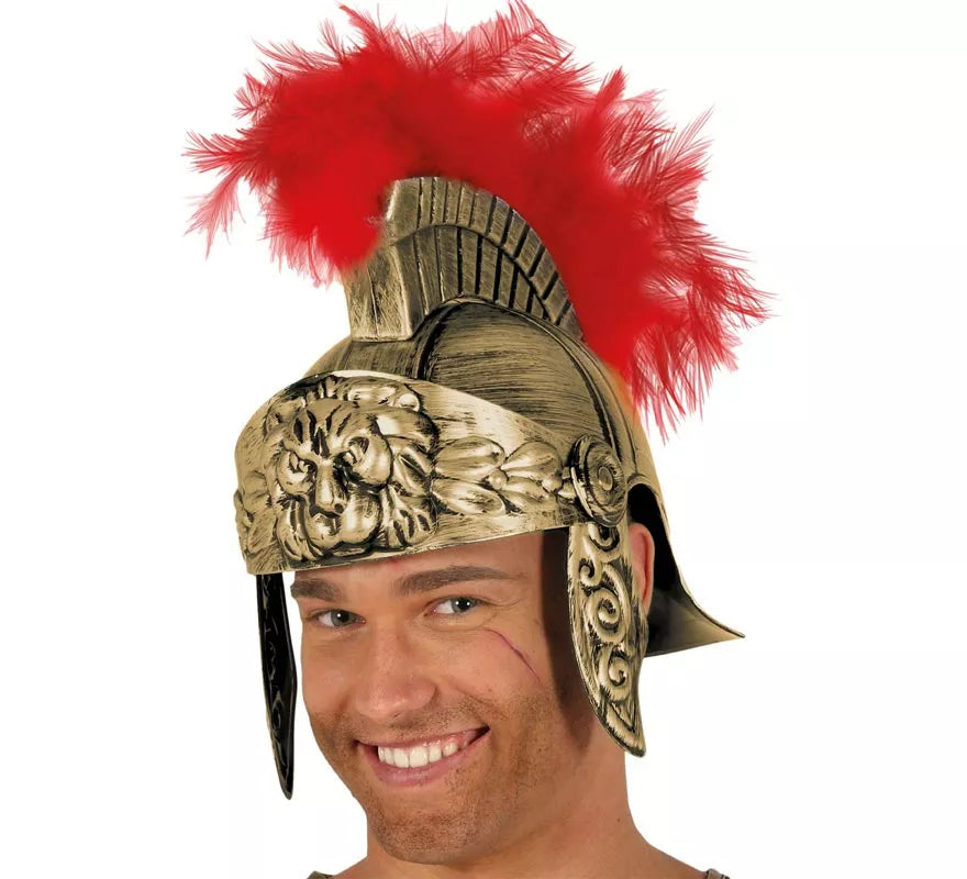 Translation missing: de.Casco Romano dorado adultos