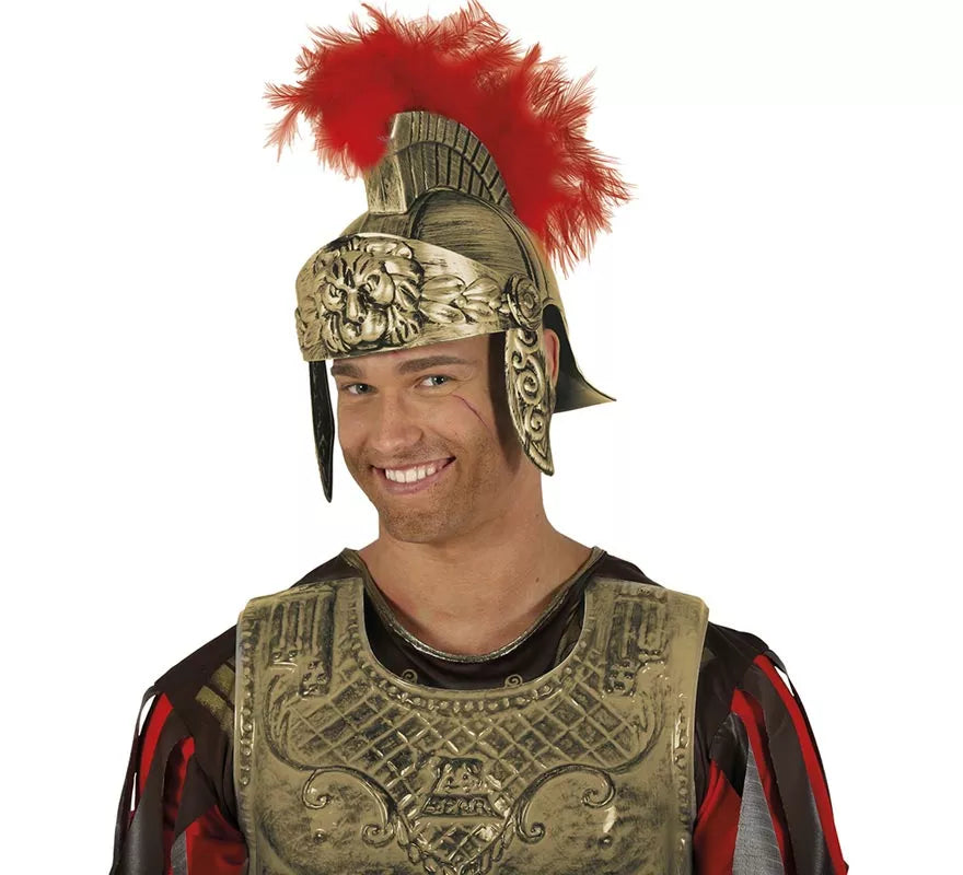 Translation missing: de.Casco Romano dorado adultos