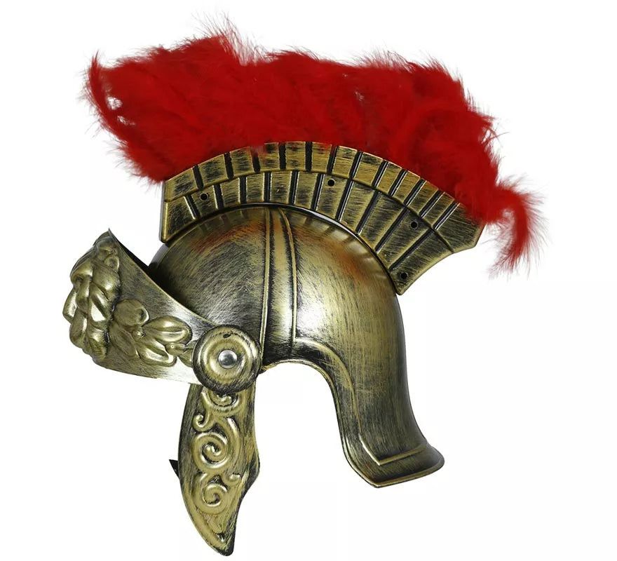 Casco Romano dorado adultos