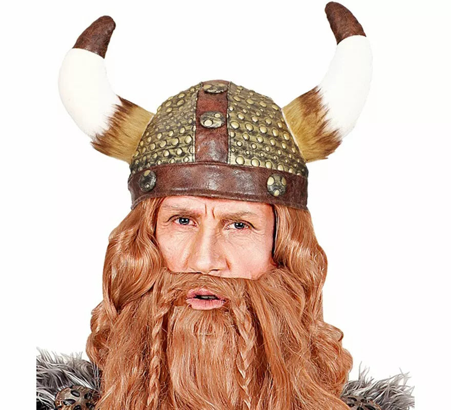Translation missing: de.Casco Vikingo con Pelo Sintético