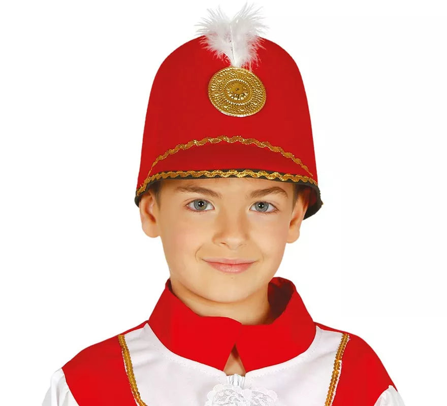 Translation missing: de.Casquete de Majorette rojo infantil