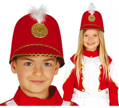 Rote Kinder-Majorette-Mütze