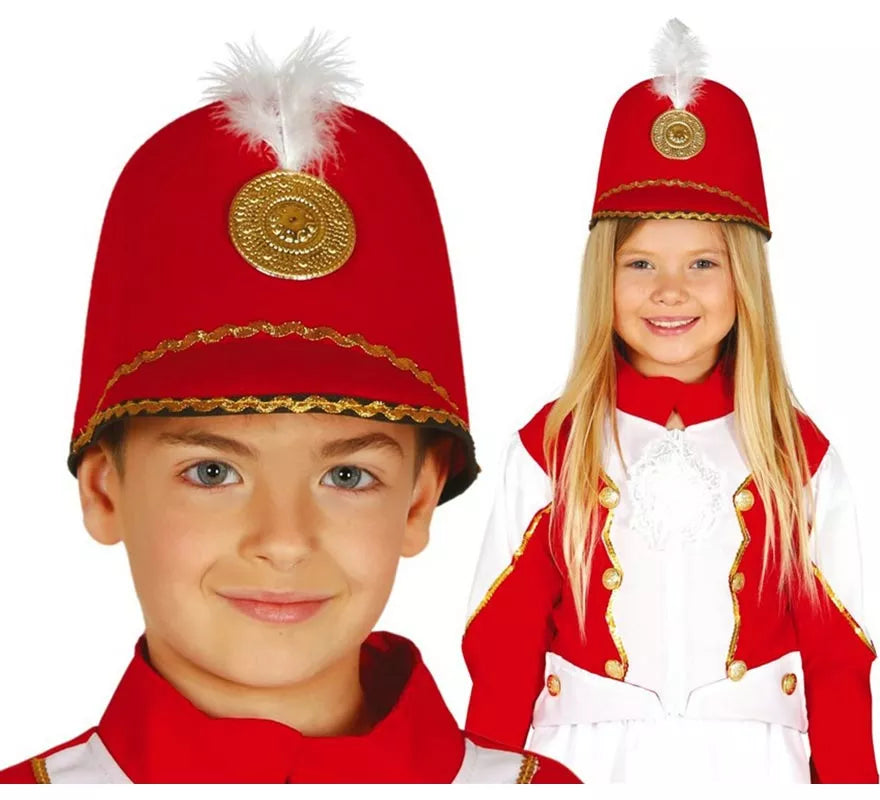 Translation missing: de.Casquete de Majorette rojo infantil