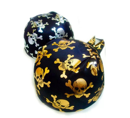 Casquete Pirata dorado y plateado colores surtidos