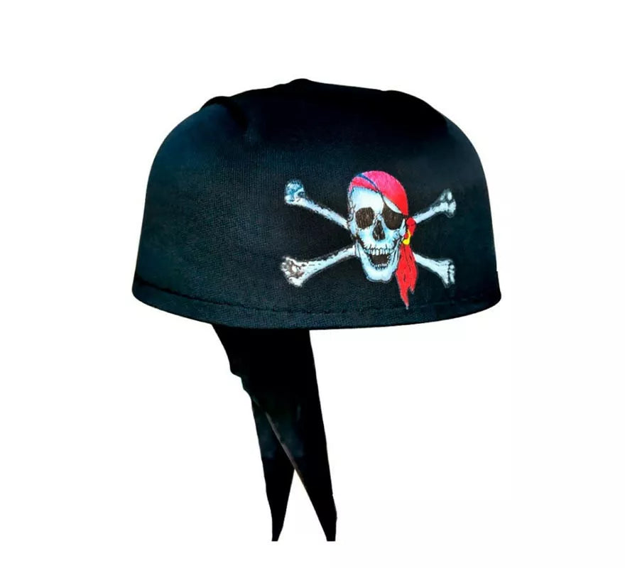 Translation missing: de.Casquete Pirata negro con calavera
