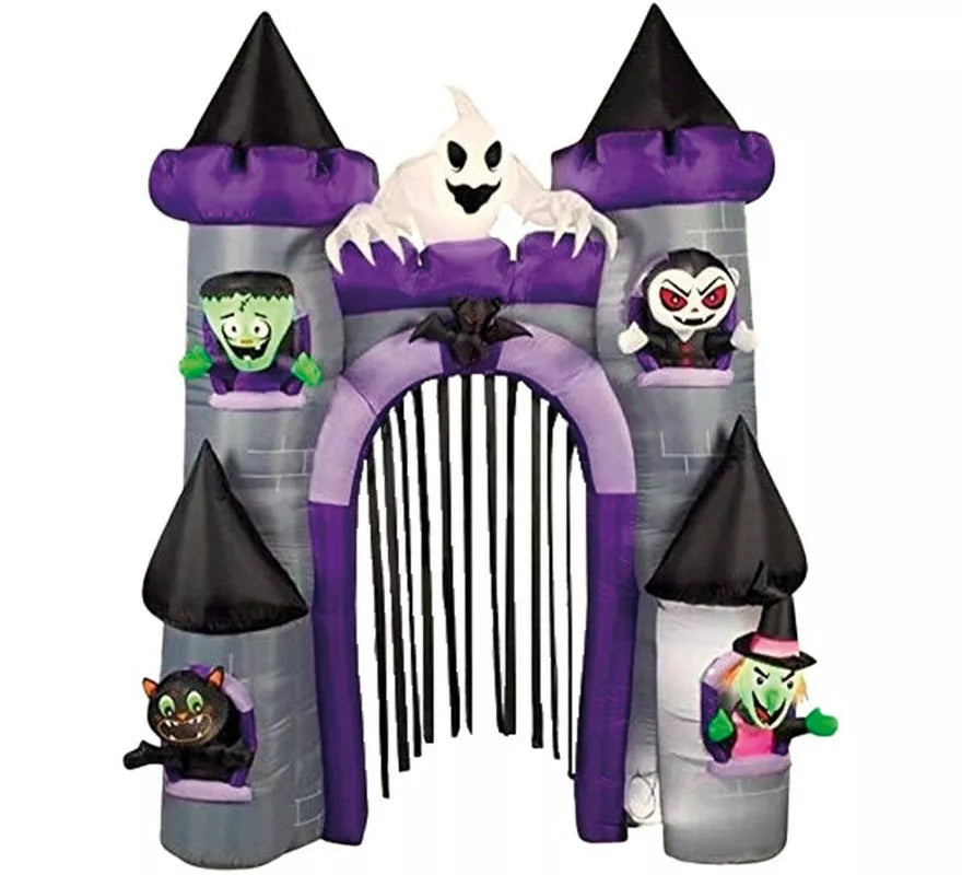 Translation missing: de.Castillo Auto Hinchable de Halloween con LEDs de 270 cm